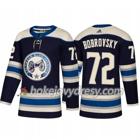 Pánské Hokejový Dres Columbus Blue Jackets Sergei Bobrovsky 72 Alternate 2018-2019 Adidas Authentic
